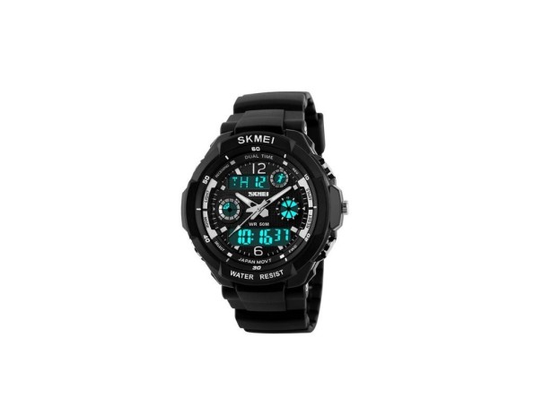 Montres de sport numériques pour hommes - Noires 1