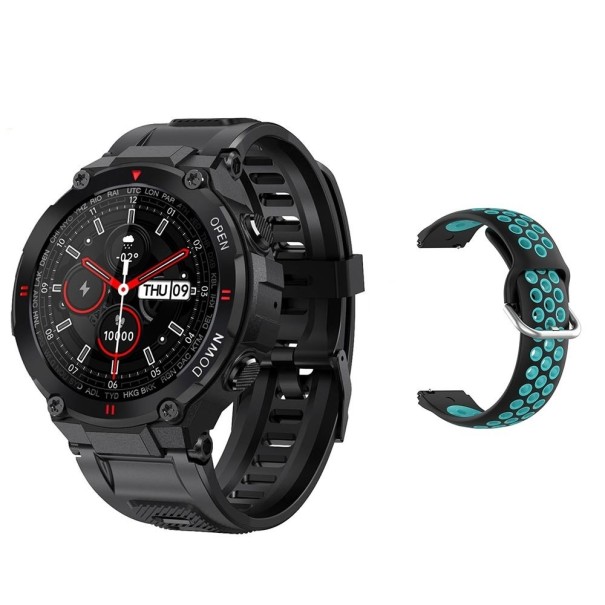 Montres intelligentes pour hommes avec bracelet de rechange K1449 turquoise