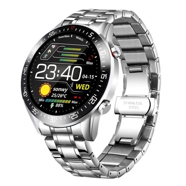 Montres intelligentes pour hommes K1198 argenté
