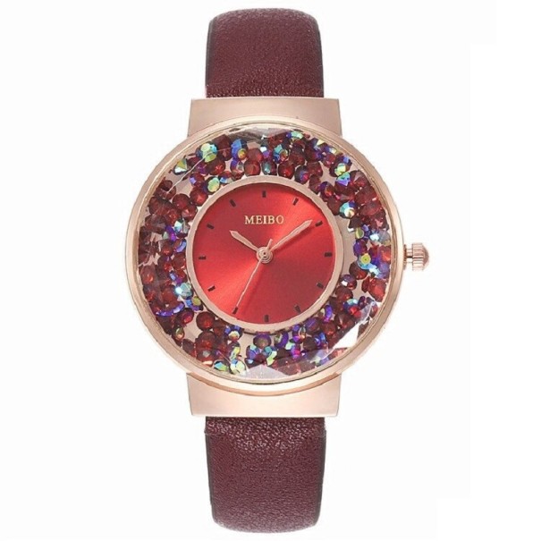 Montres pour femmes T1600 rouge foncé
