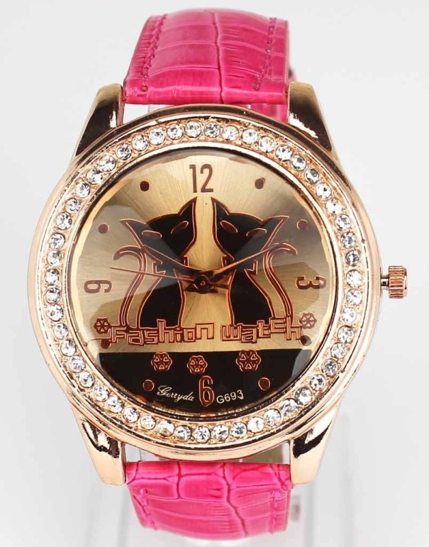 Montres pour femmes T1629 rose foncé