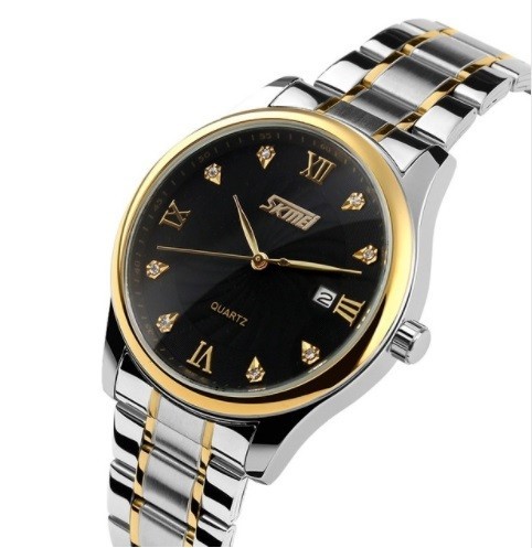 Montres pour hommes en acier inoxydable J763 noir