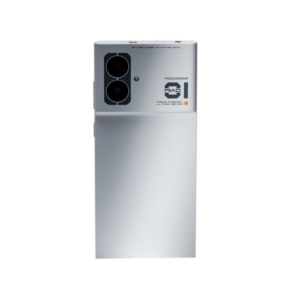Moondrop MIAD 01 Hi-Fi Music Phone with 5G Wi-Fi and Bluetooth Symmetrical 4.4 mm Output and 3.5 mm Jack MP3 and WAV Playback Silver 1