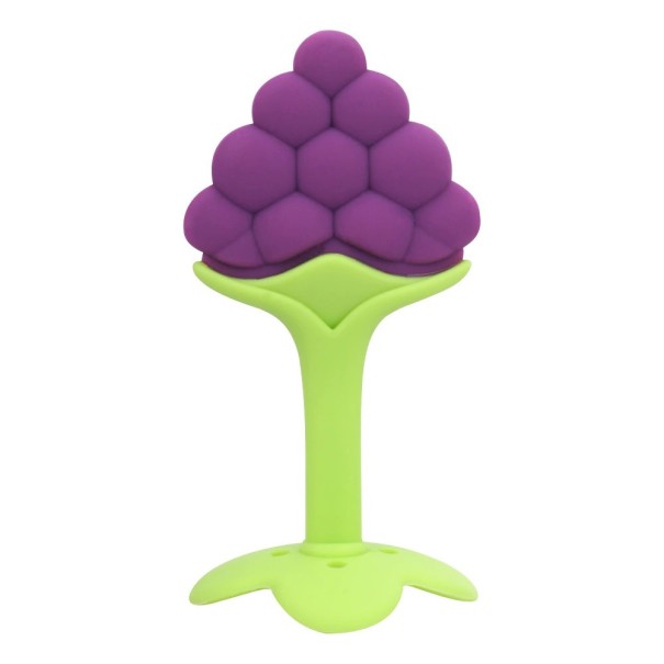 Mordedor de silicona para la mano J2777 morado