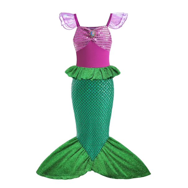 Mořská panna kostým Dívčí kostým Cosplay mořské panny Karnevalový kostým mořské víly Halloweenský kostým pro dívky 2