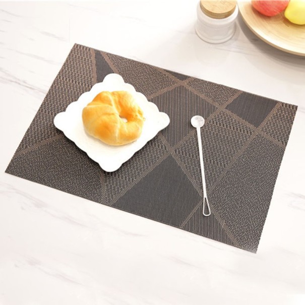 Mosaic Placemats Set of 4 dark brown