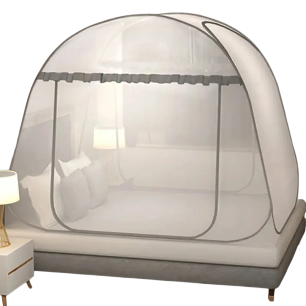 Moskitonetz für das Bett Schutznetz gegen Insekten 190x100x140 cm Polyester Baumwolle für Einzelbett Schlafzimmer Hausgebrauch