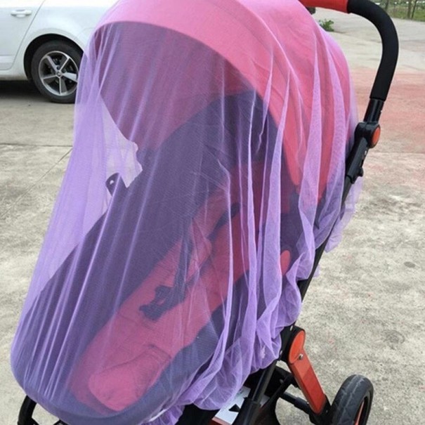 Mosquitera para cochecito E586 morado claro