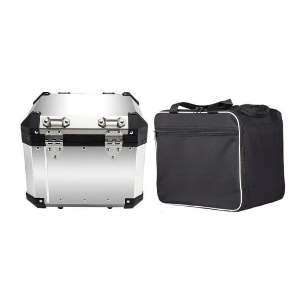 Motocyklová horná vnútorná taška 28 l do horného kufra 35 × 26 × 31 cm čierna textilná organizér batožiny pre motocykel 1