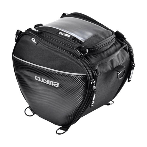 Motocyklová taška nad nádrž 25 l 32 × 20 × 25 cm černá cestovní brašna na skútr a motorku pro uložení zavazadel a vybavení 1