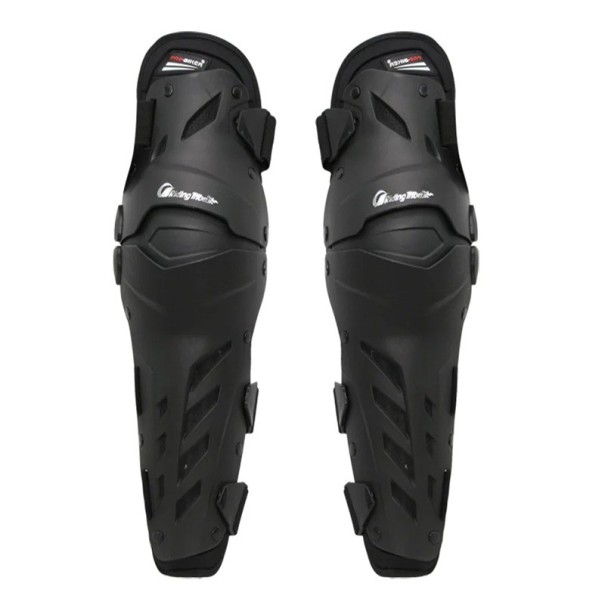 Motocyklové a cyklistické chrániče kolien 43,5 x 15,5 cm Sada PVC kolenných sliderov Odolné ochranné pomôcky proti nárazu na motorku aj bicykel čierna