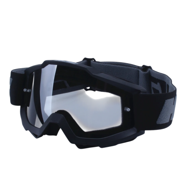 Motocyklové ochranné okuliare s čírym sklom 20 x 10,3 cm Univerzálne okuliare na motorku Ochrana očí proti vetru prachu UV Okuliare k prilbe 3