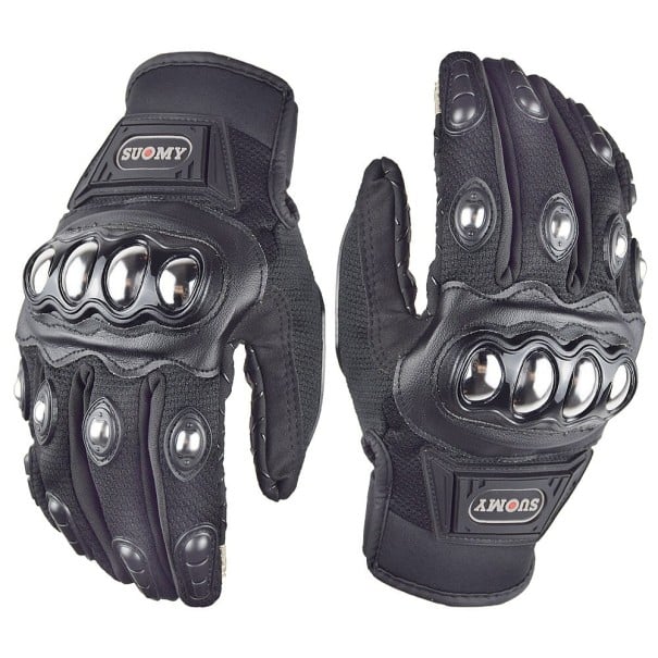 Motocyklové rukavice P3456 černá M