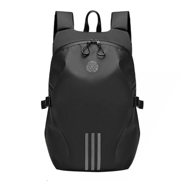 Motocyklový batoh vodotesný veľkokapacitný 50 × 30 × 19 cm čierny reflexný multifunkčný batoh na motorku i cestovanie 1