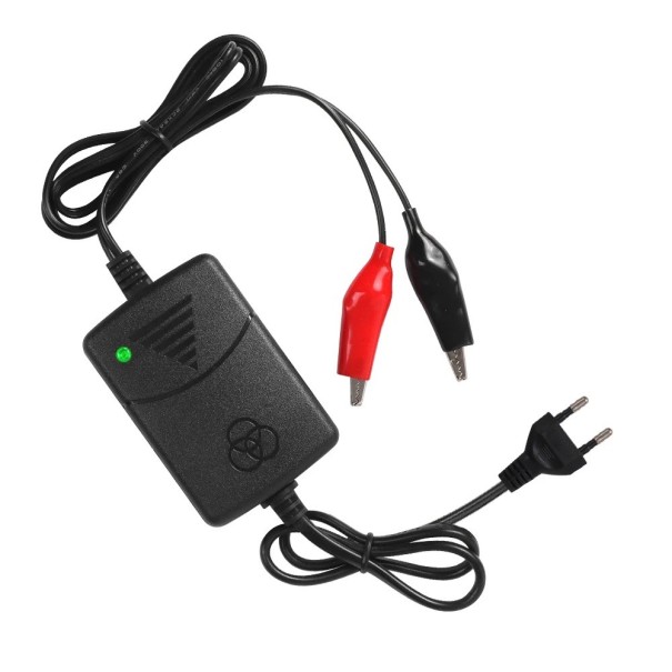 Motorbatteriladdare 12 V 1,3 A Automatisk laddare för bly-, gel- och underhållsfria batterier Motorcyklar, leksaker, båtar, EU-kontakt 1