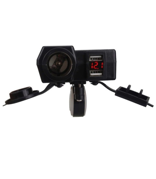 Motorcycle Cigarette Lighter Socket red