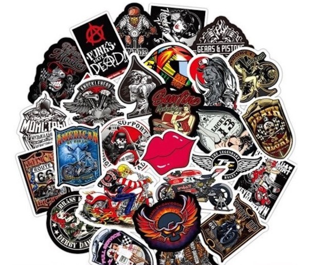 Motorcycle Stickers 50 pcs E227 2