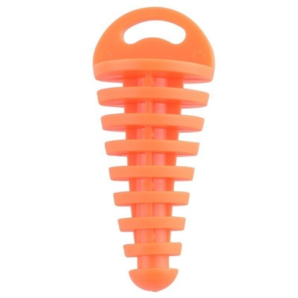 Motorcykel avgasplugg orange