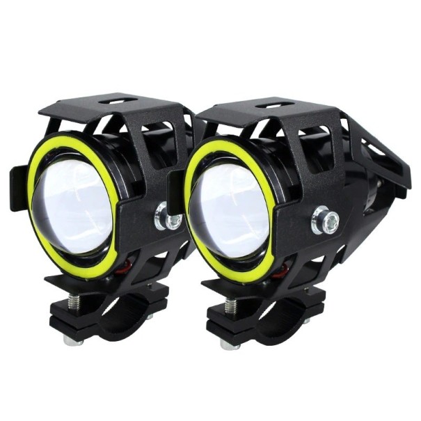 Motorcykel LED-strålkastare 2 st A1836