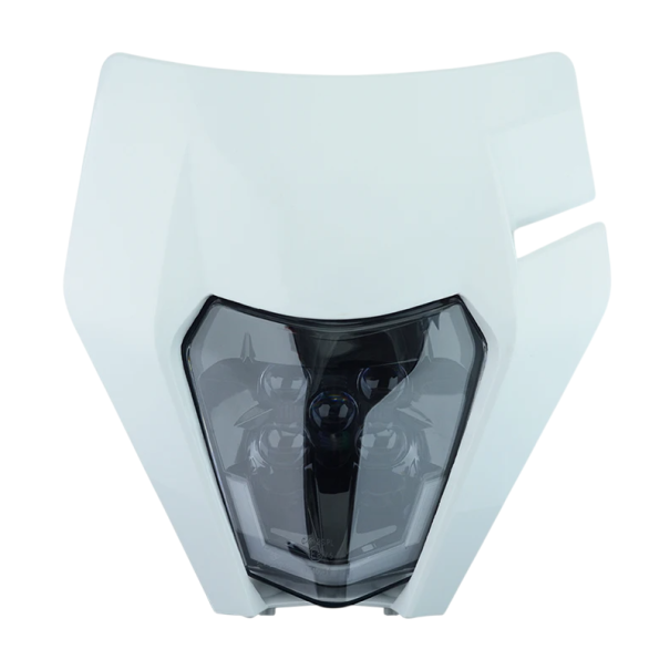 Motorcykelforlygter 5 LED Enduro 2017-2019 Motorcykelkonverteringsforlygte Høj lysstyrke Offroad LED-forlygte hvid