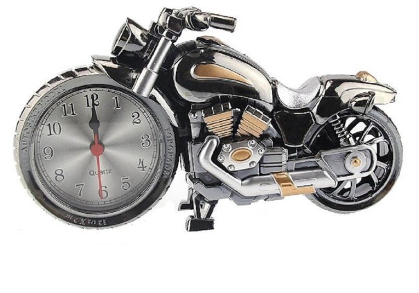 Motorfiets bureauklok 3