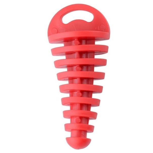 Motorfiets uitlaatplug rood