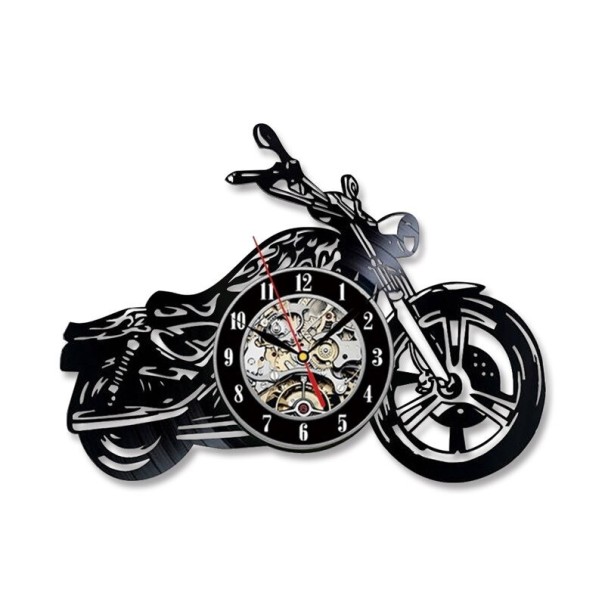 Motorfiets wandklok 1