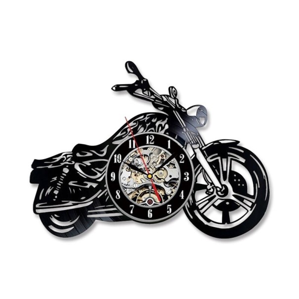 Motorrad-Wanduhr 1