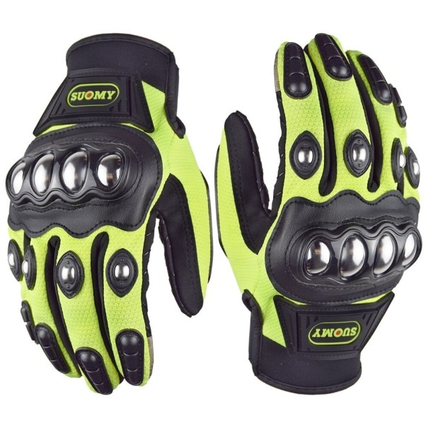 Motorradhandschuhe P3456 grün L