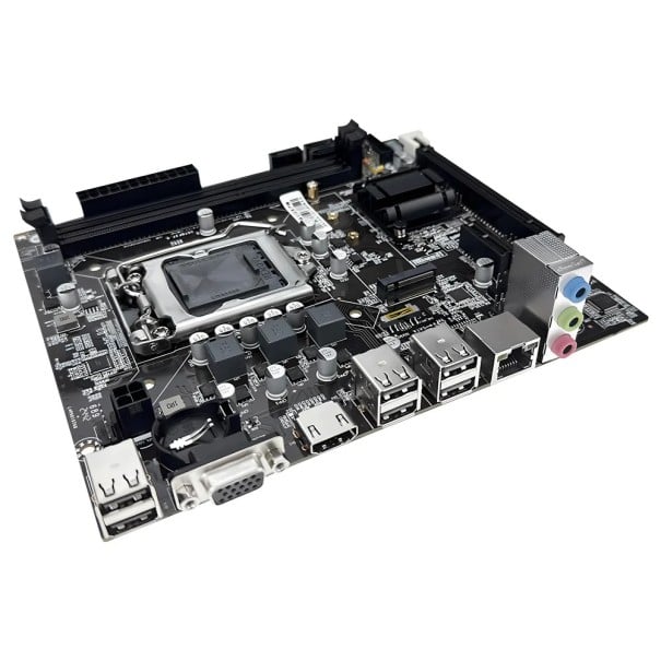 MOUGOL H61M gaming moederbord LGA1155 DDR3 RAM PCIeX16 M.2 NVME ondersteuning voor Intel Core 2./3. generatie CPU DVI voor desktopcomputers 1