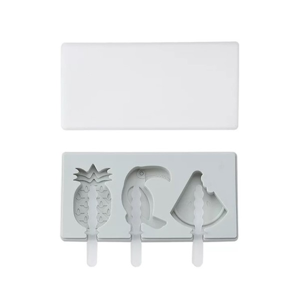 Moule à glace en silicone C310 gris 1