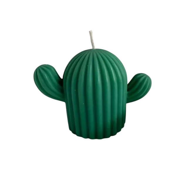 Moule en silicone cactus 7,5 x 5,5 cm pour coulage de bougies, savon, plâtre, résine, décoration domestique, création, artisanat 1