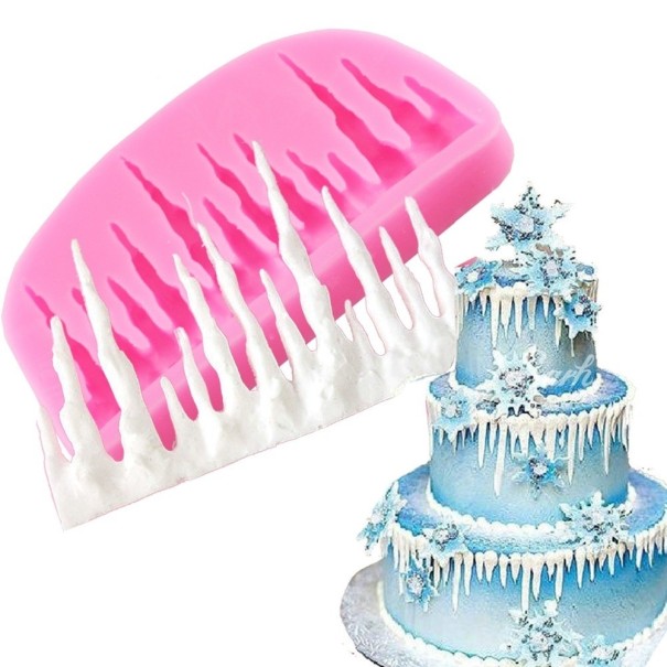 Moule en silicone en forme de glaçon 1