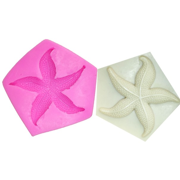 Moule en silicone étoile de mer 1