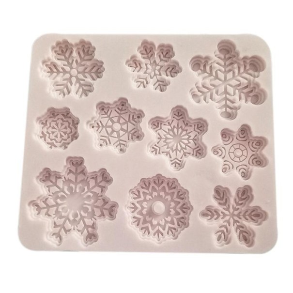 Moule en silicone flocon de neige 1