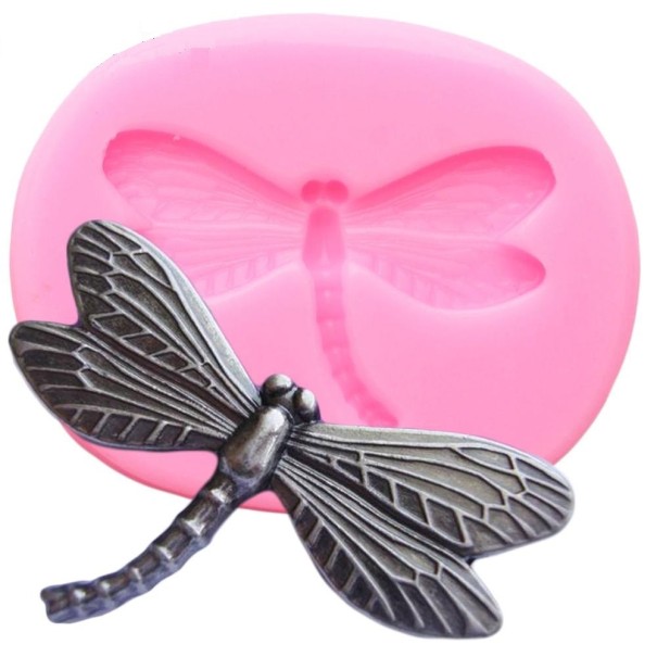 Moule en silicone libellule 1