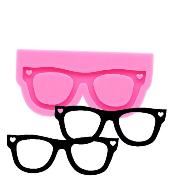 Moule en silicone lunettes 1
