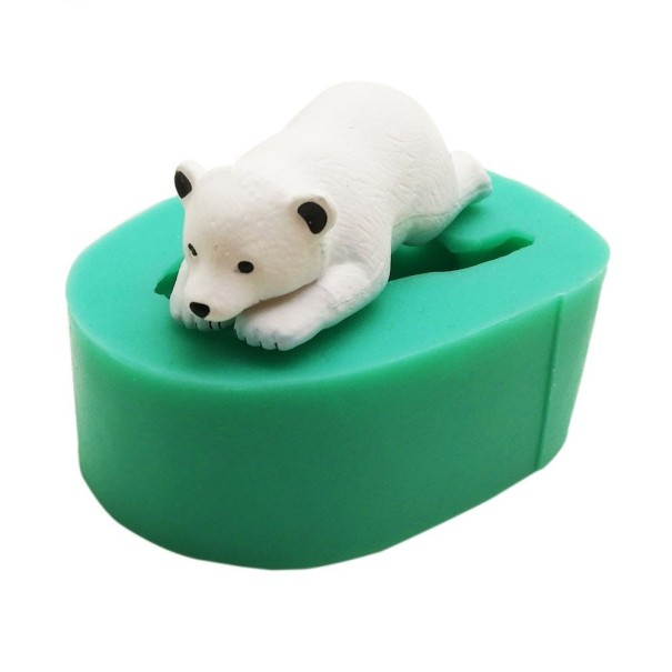 Moule en silicone ours polaire 1