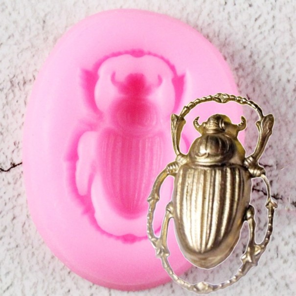 Moule en silicone scarabée C7 1