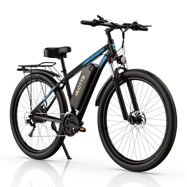 Mountain Electric Bike DUOTTS C29-L Motor 750 W Aftageligt Batteri 48 V 15 Ah Op til 40 km/h 29 Tommer Hjul Aluminium Ramme Sort-blå Til Terræn 1