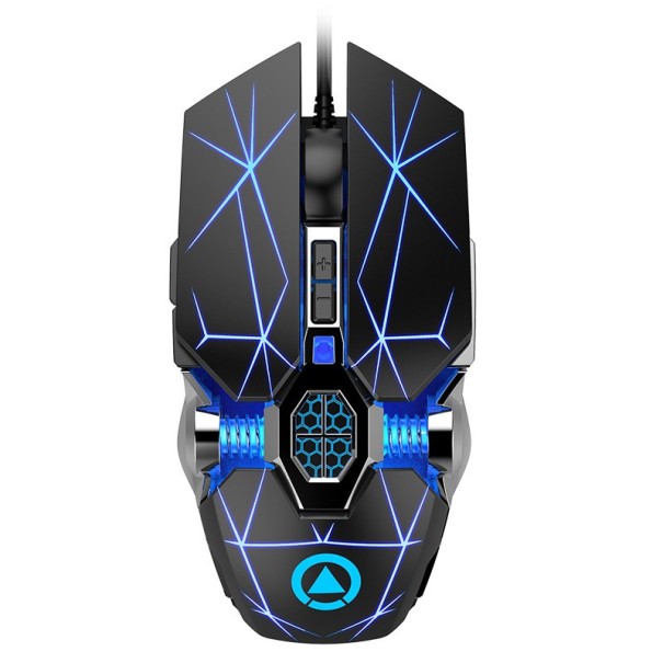 Mouse da gioco professionale 3200 DPI H1 nero