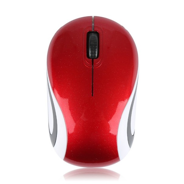 Mouse wireless 2000 DPI H5 rosso