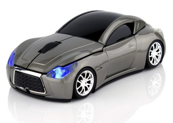 Mouse Wireless Auto Sportivo J2308 grigio