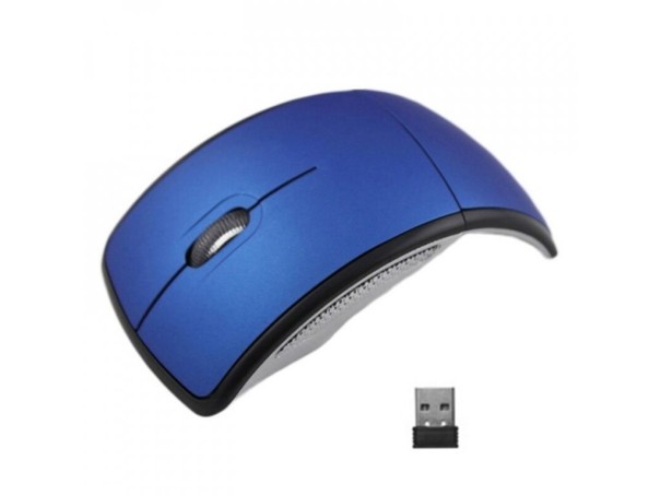 Mouse wireless pliant 1200 DPI albastru