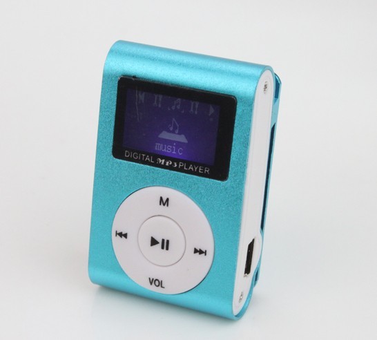 MP3 lejátszó + USB kábel J926 kék