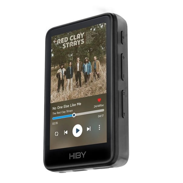 MP3 přehrávač s podporou DSD256 a PCM 384 kHz i 32 bit 3 palce dotykový displej Bluetooth 5.1 a Wi-Fi 83,5 x 51,1 x 12,35 mm pro hudbu černá