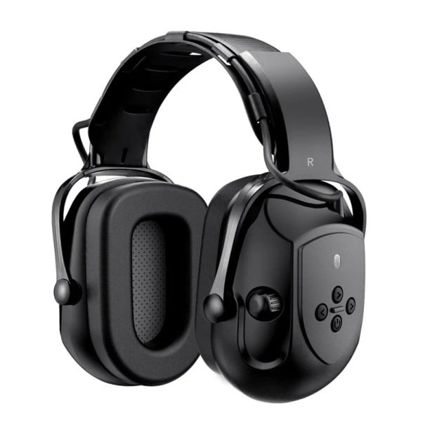 Mpow HP102 Bluetooth-Kopfhörer, kabellos, Ohrenschützer mit Geräuschunterdrückung, NRR 29 dB, SNR 36 dB, Line-In-Modus, 30 Stunden Spielzeit, 750 mAh 1