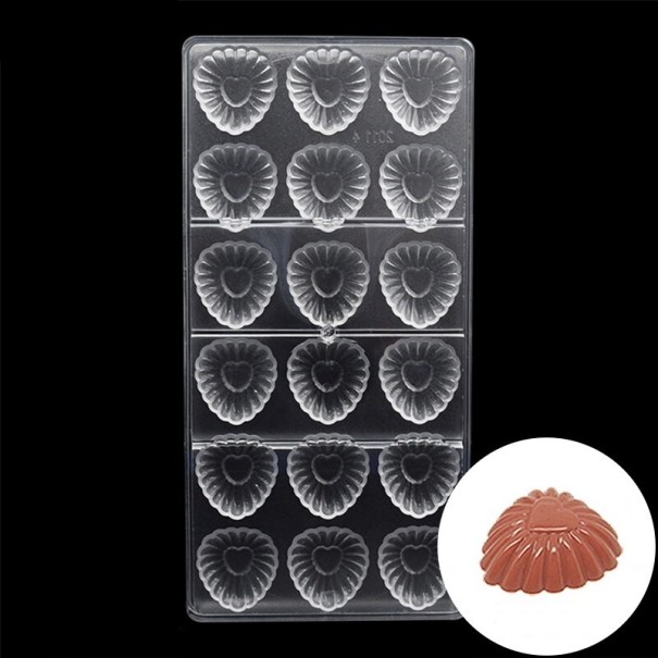 Műanyag forma csokoládéhoz 8