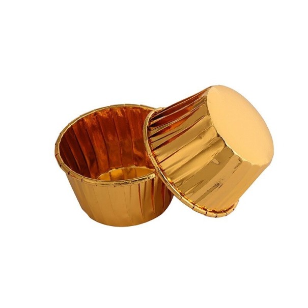 Muffin csésze 50 db arany