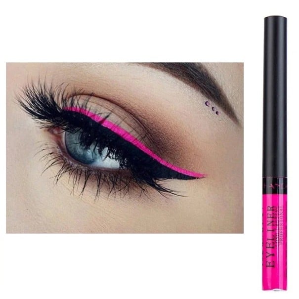 Multi-Color Vloeibare Eyeliner Waterdichte Eyeliner roze